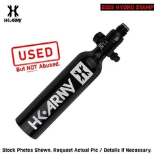 CLEARANCE HK Army 13/3000 Compressed Air HPA Paintball Tank - Black | 2024 Hydro