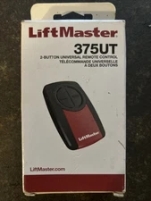 Liftmaster 375UT Universal Remote Control Transmitter Garage or Gate Opener RED