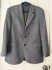 Brooks Brothers 346 Men  s Wool Blazer 42R Tweed Sport Coat Gray Classic