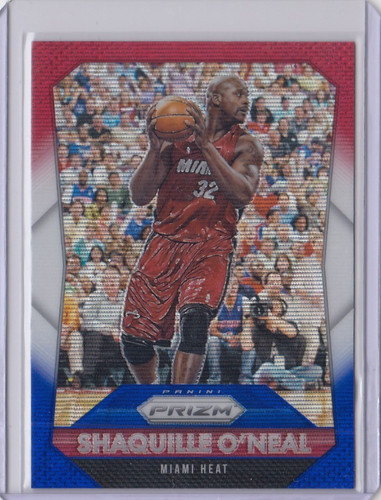 2015-16 PANINI PRIZM SHAQUILLE O'NEAL RED WHITE & BLUE PRIZM #284