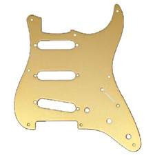 Fender Pickguard Strat 57 Vintage Gold Anodiz...
