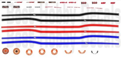 1970 DODGE CHALLENGER R/T Side Stripes 1/24th Scale Waterslide Decals