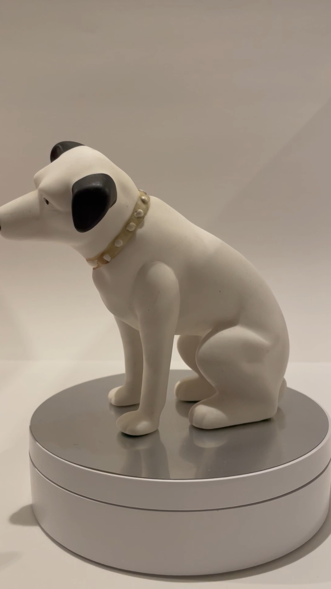 Victor Nipper Dog Ceramic Figurine Set Gramophone “His Master's