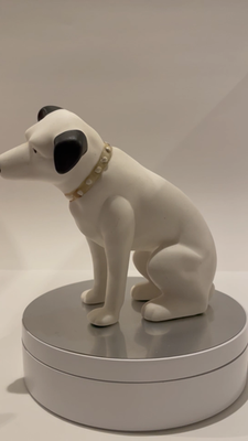 Victor Nipper Dog Ceramic Figurine Set Gramophone “His Master's
