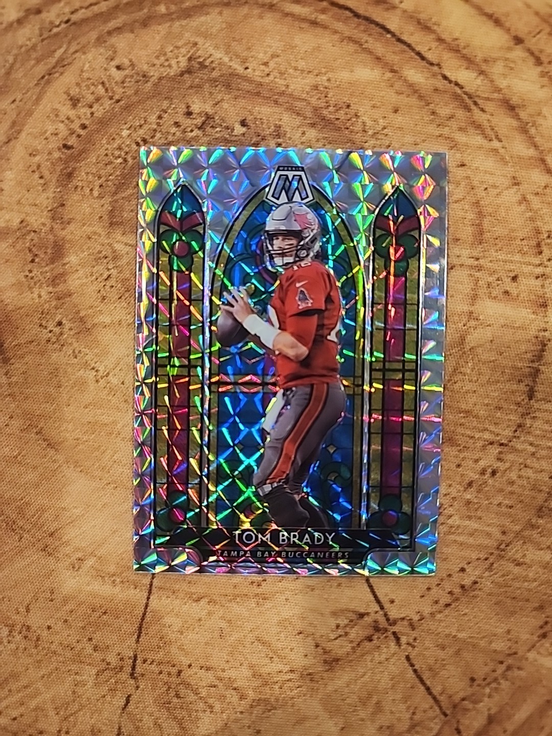 2020 PANINI MOSAIC STAINED GLASS PRIZM TOM BRADY