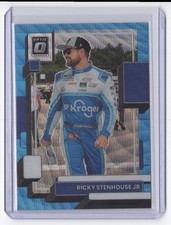 2023 Donruss Optic Carolina Blue Wave Prizm Ricky Stenhouse Jr. JTG Daugherty