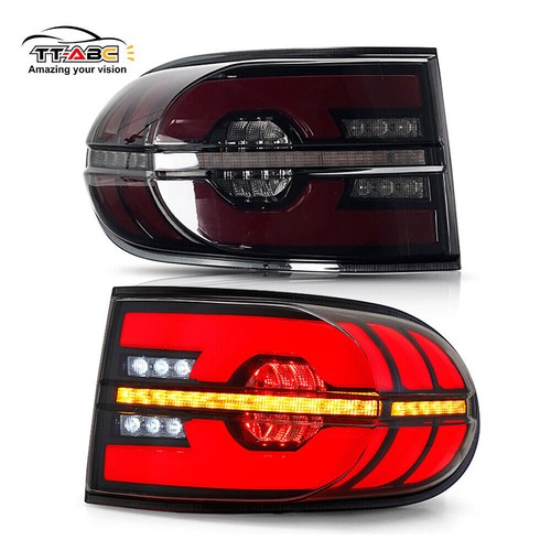 For Toyota FJ Cruiser 2007-2015 Smoked LED Tail Lights Rear Lamps Sequential - Picture 9 of 16