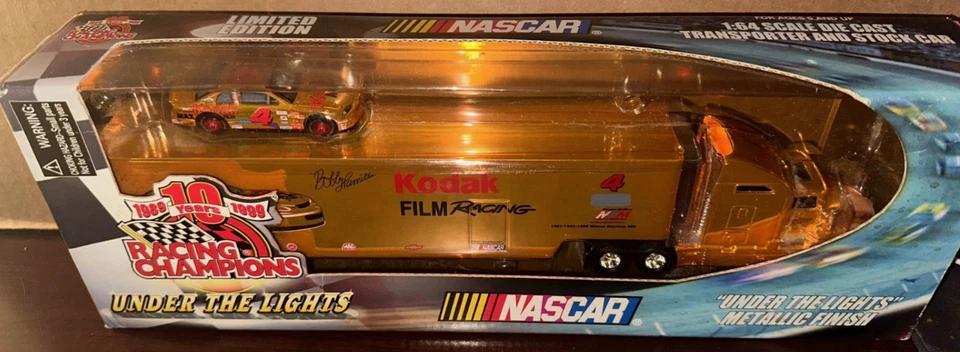 Racing Champions Kodak Film #4 Bobby Hamilton Transport Under the Lights 1/64 - Image 2 of 2