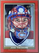 2005-06 Beehive Red Parallel Jose Theodore #47 Montreal Canadiens