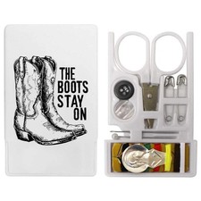 'The Boots Stay On with Cowboy Boots' Mini Travel Sewing Kit (SE00040791)