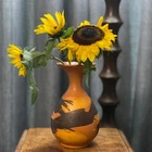 Royal Haeger Vase R-4202 Marigold Gate Wrap