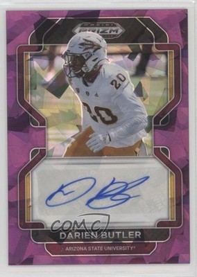 2023 Prizm Draft Picks 2022 Update Purple Ice 84/99 Darien Butler Auto 1ar2