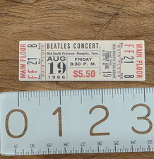The BEATLES Concert Beatles Sticker Beatles Decal Beatles Concert Stub Decal