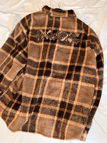 Jordan Craig Men's 5XL Big & Tall Brown/Black/Tan Plaid Shacket Jacket