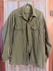 Military Fatigue Shirt Vintage 1974, Vietnam Era, Large