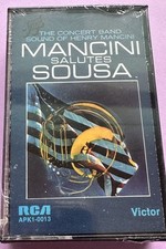 Mancini Salutes Sousa Cassette - The Concert Band Sound Of Henry Mancini ✨New✨