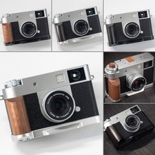 For FUJIFILM X Half xhalf Handmade Wooden handle Grip L Plate Alloy Base
