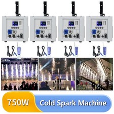 4PCS White 800W Inverted Hanging Cold Spark Fireworks Waterfall Sparkler Machine