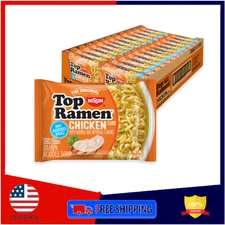 Top Ramen Noodle Soup, Chicken, 3 Ounce (Pack of 24)