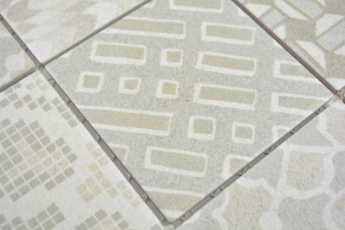 CARREAUX DE MOSAIQUE Aluminiummosaik Mélange en Alu Verre Décor Mural