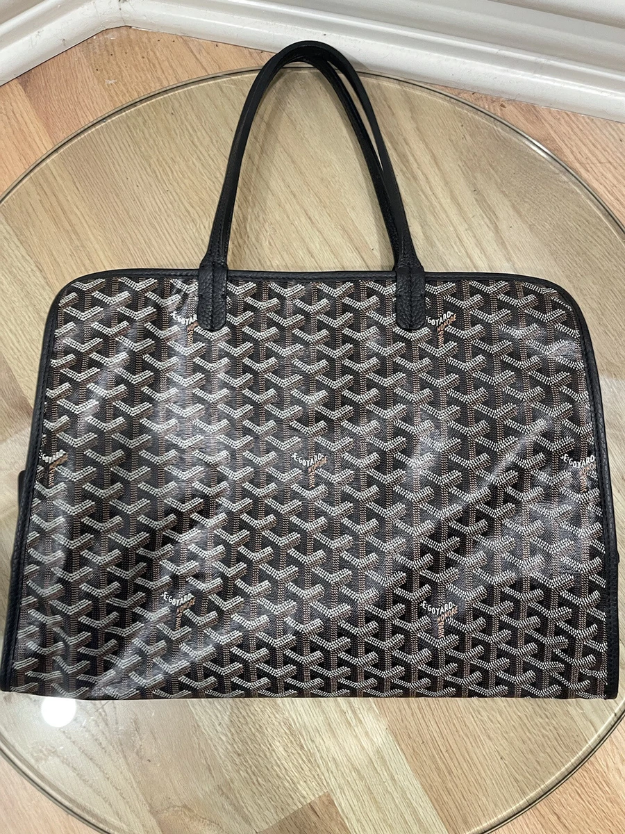 Authentic GOYARD Sac Hardy 'Chic du Chien' PM Pet Carrier in  Black