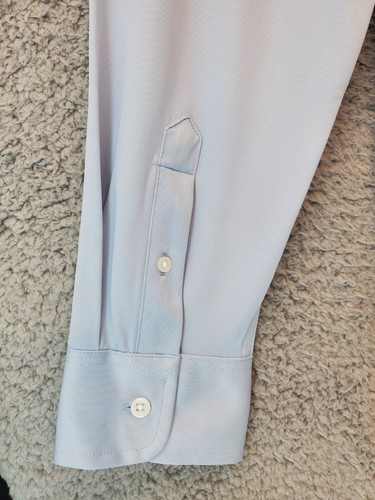 Elliot Mulryan Mens Luxury Long Sleeve Button Up Shirt Size Large Light Blue NWT - Picture 18 of 20