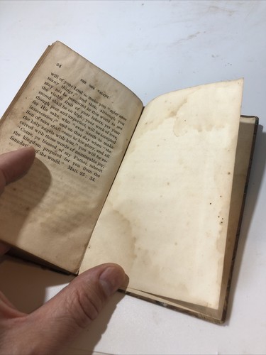 Antique Massachusetts Sabbath School Society Christian Book 1844 The One Talent - Picture 10 of 12