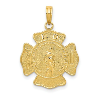 Badge Charm Pendant MSRP $419 Details about 14K Yellow Gold Large Fire Department Shield Badge Charm Pendant MSRP $419 Details about 14K Yellow Gold Large Fire Department Shield