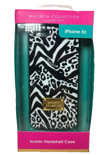 Macbeth Collection iPhone 5C Hardshell Case Zsa Zsa Hollywood Print Black/White - Picture 2 of 4