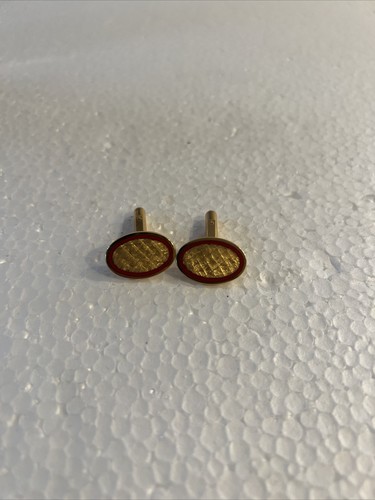 Vintage WEH (WALTER E HAYWARD) OVAL CUFFLINKS
