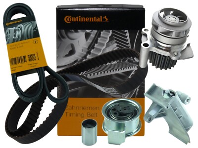 CONTI Zahnriemen +Rollen Dämpfer Wapu Keilriemen SKODA FORD AUDI VW 1.9TDI Klima