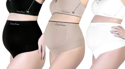 CACHE COEUR Schwangerschafts- Überbauchslip ILLUSION seamless S M L XL CL1210