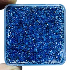 100 Pcs Natural Sri Lankan Blue Sapphire 1.1mm Round Diamond Cut Loose Gemstones