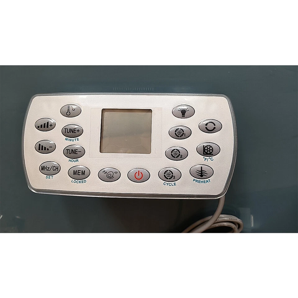 Panel de control superior de bañera de hidromasaje KL8-3H - para J&J JNJ Kingston funciona con calentador LX K1 Foto 4 de 4