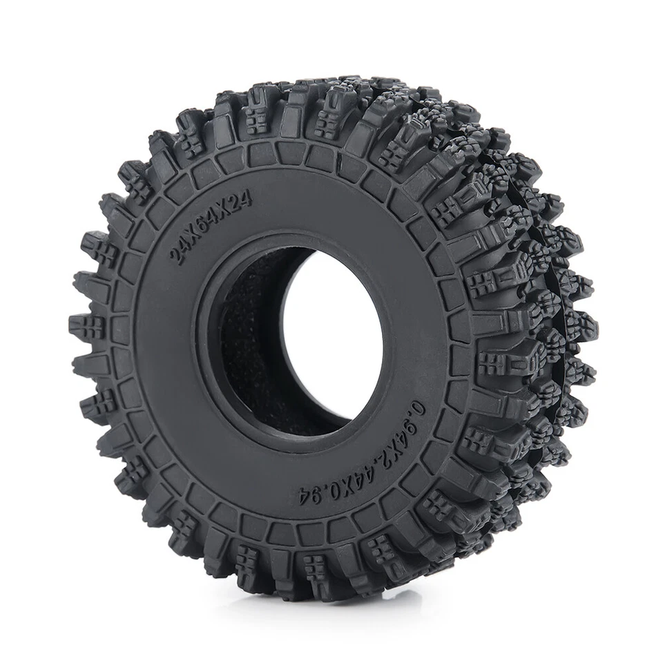 4PCS Gummireifen Radreifen 64mm für 1/18 Traxxas TRX4-M RC Crawler Car - Bild 2 von 4