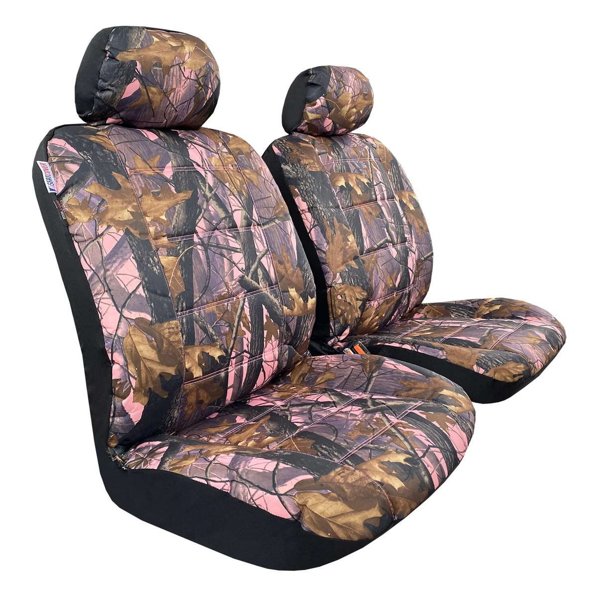 Pink camo seat covers set online