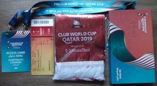 complete Skybox TICKET Scarf CWC 18.12.2019 Monterrey vs Liverpool FC # Match 6