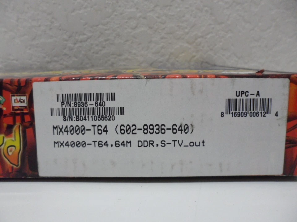 Vintage MSI Graphics Card MX4000-T64 8936 NVIDIA PCI EXPRESS 64M DDR,S-TV-OUT - Image 4 of 4