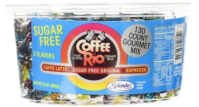 Adams & Brooks Sugar-Free Coffee Rio Coffee Candy Assortment   Caffe Latte,