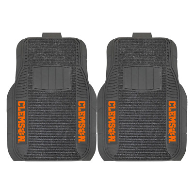 Clemson Tigers NCAA Deluxe Front Floor Car Mat Set of two