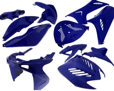 Verkleidungskit DMP komplett (11-Teilig) für YAMAHA Aerox MBK Ni Blau-Metalic