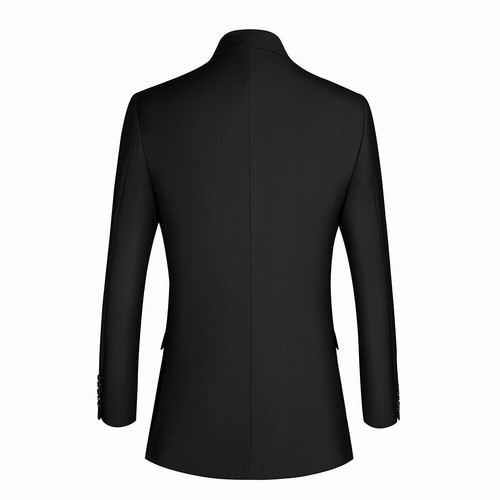 Men's Double Breasted Wedding Suit Blazer Jacket Pants Slim Fit Tuxedos 2PCS New - Picture 5 of 22