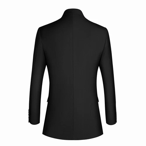 Men's Double Breasted Wedding Suit Blazer Jacket Pants Slim Fit Tuxedos 2PCS New - Picture 6 of 26