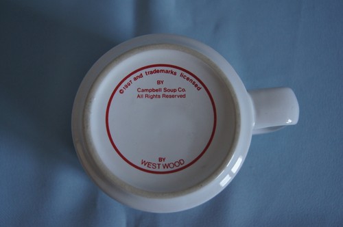 Vintage Campbell Soup Mug 1997 By Westwood Kids Gardening Scene M'm! M'm! Good! - Picture 6 of 6