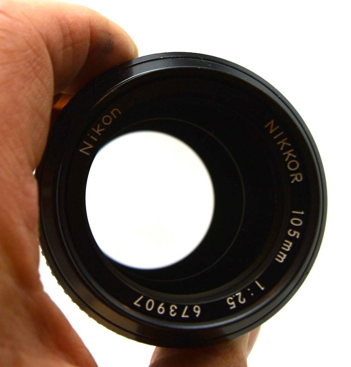 ニコン Nikon 非AI Nikkor 105m F2.5 #2245 Nikon New Nikkor 105mm F2.5 (非Ai) – ねりま中古カメラきつね堂