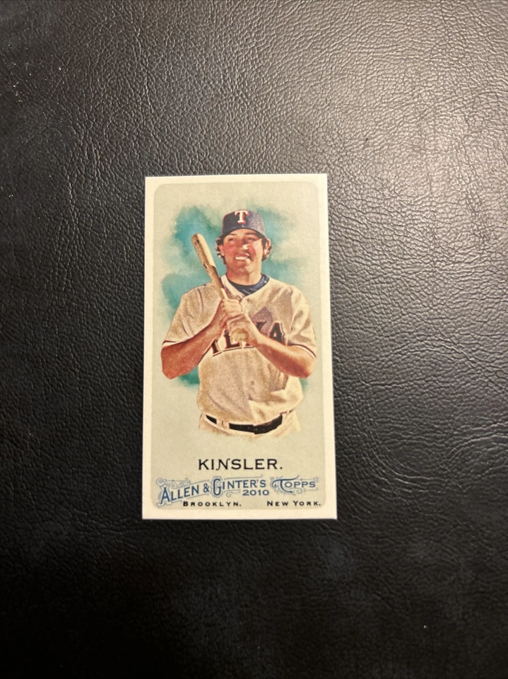 C52c 2010 Topps Allen Ginter Mini #109 Ian Kinsler, Texas Rangers - Image 2 of 2