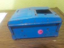 vintage mighty tonka wrecker truck blue cab without top for parts