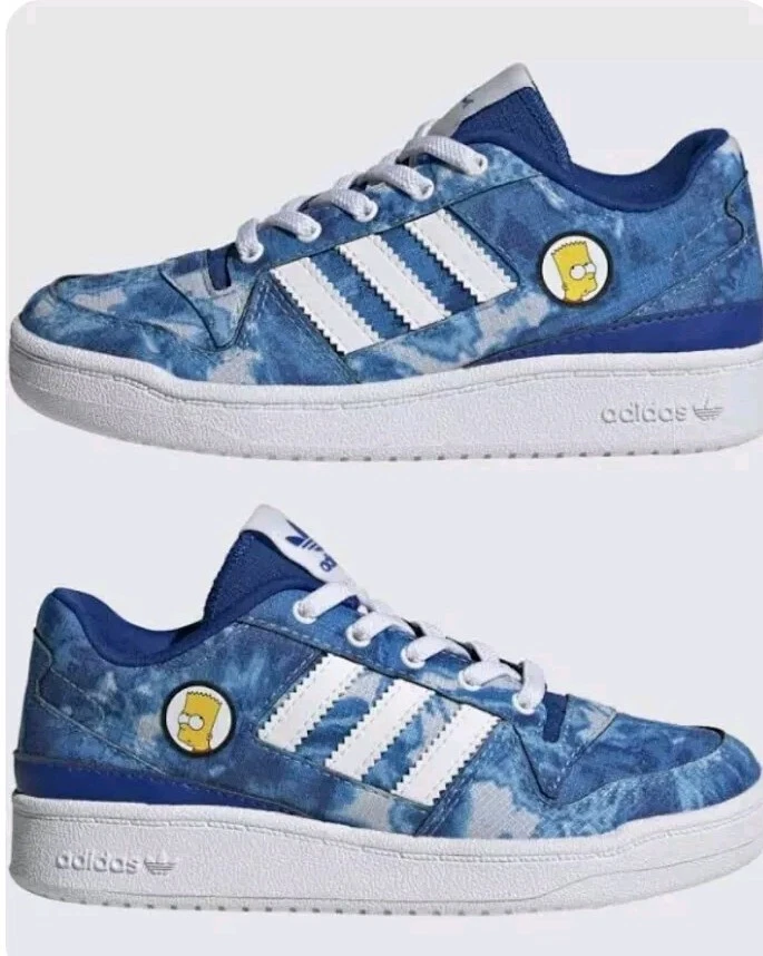Adidas Originals Forum Low C Bart Simpsons Sneakers GZ1775 Royale Blu Gioventù 3