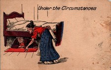 Under the Circumstances, Man Hiding Under Bed, Women with Rolling Pin, Humor