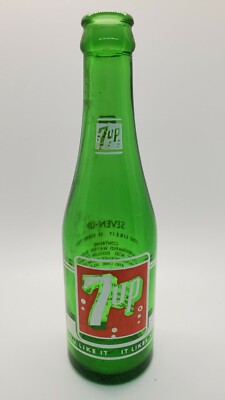 7up 7oz You Like It Likes You ACL Bottle National Fruit Co Medicine Hat Canada